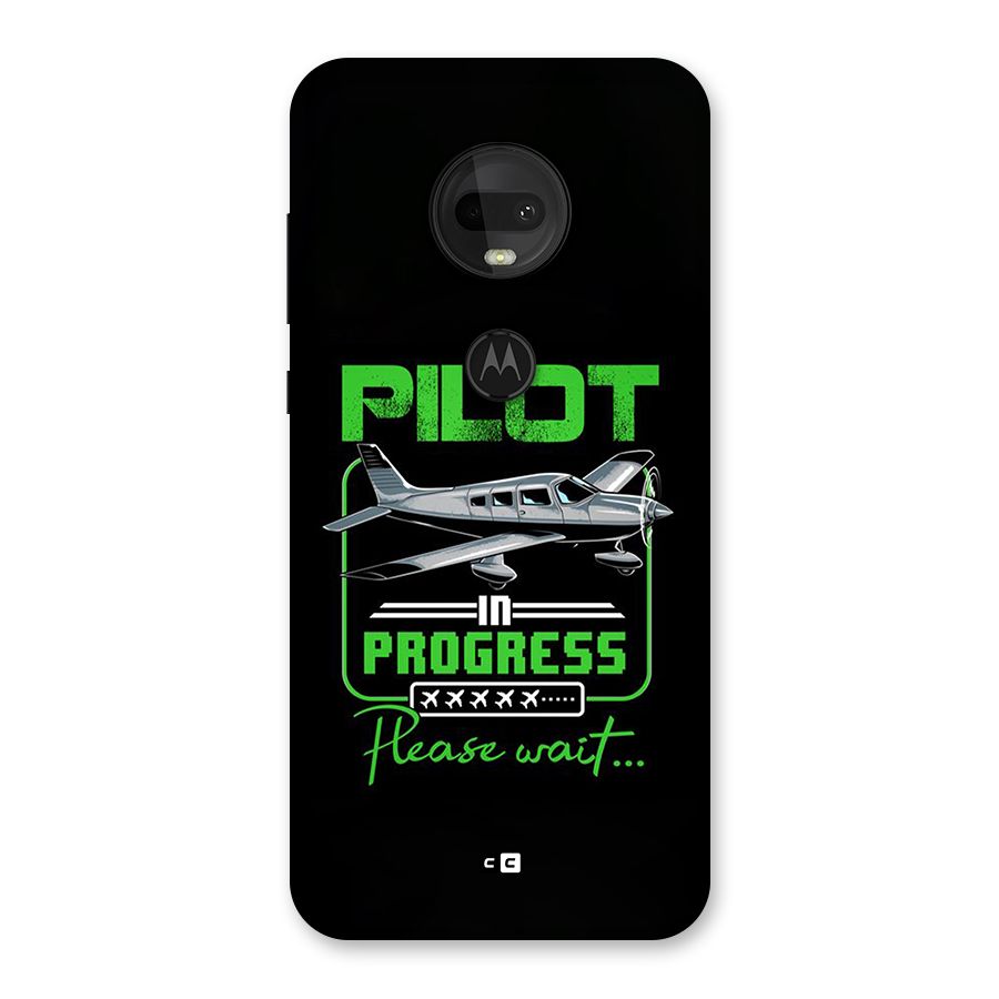 Pilot in Progress Back Case for Moto G7