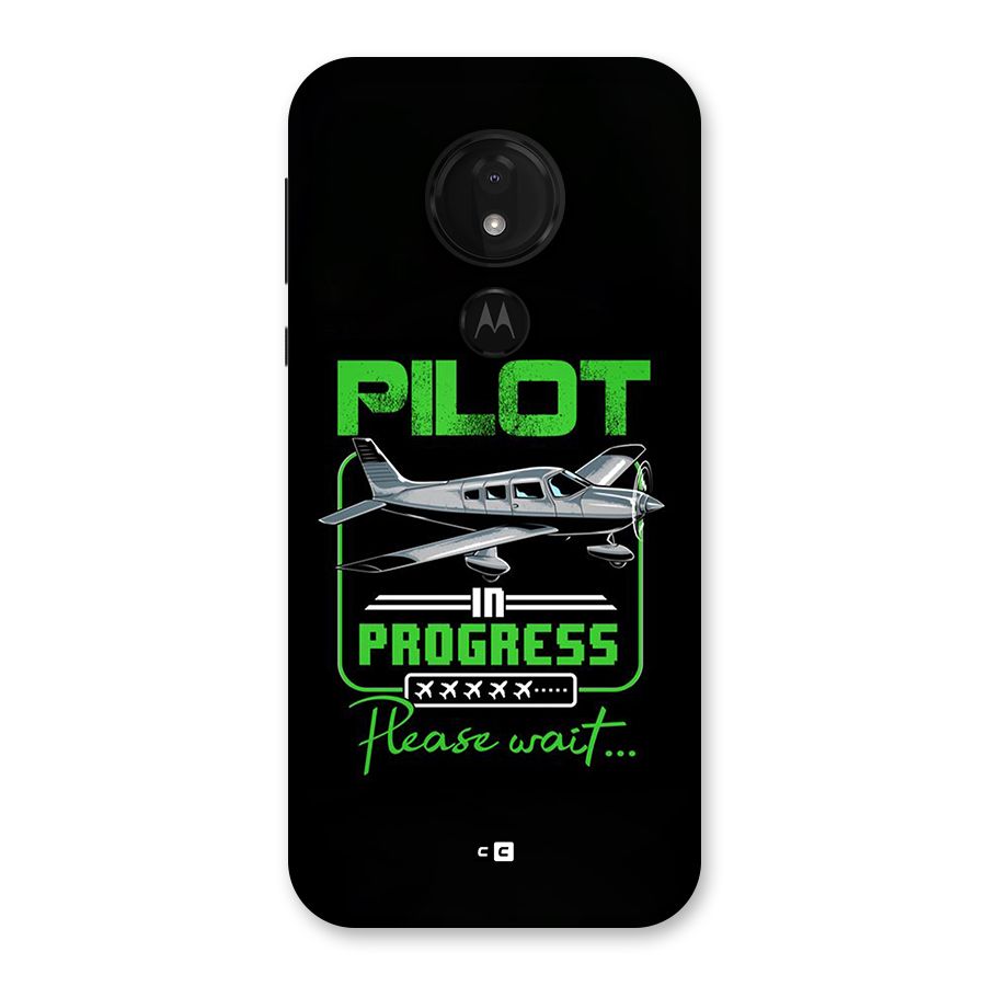 Pilot in Progress Back Case for Moto G7 Power