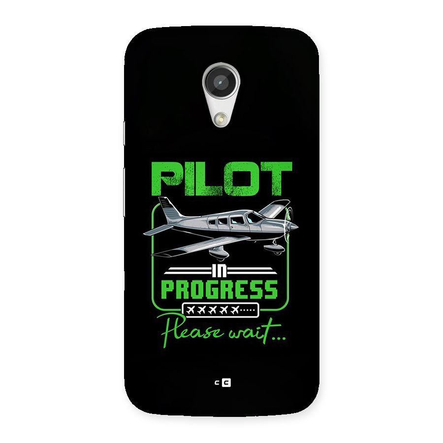 Pilot in Progress Back Case for Moto G 2nd Gen
