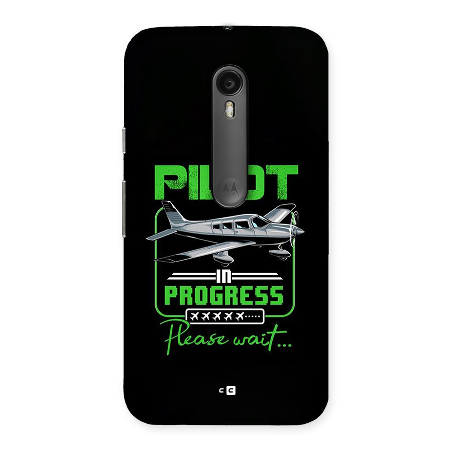 Pilot in Progress Back Case for Moto G Turbo