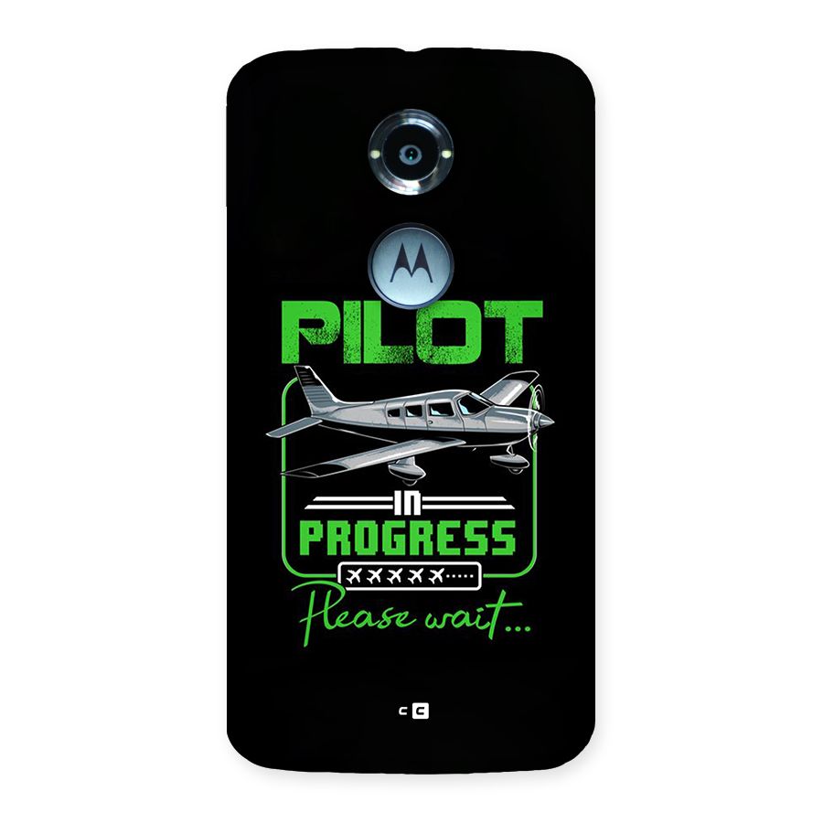 Pilot in Progress Back Case for Moto X2