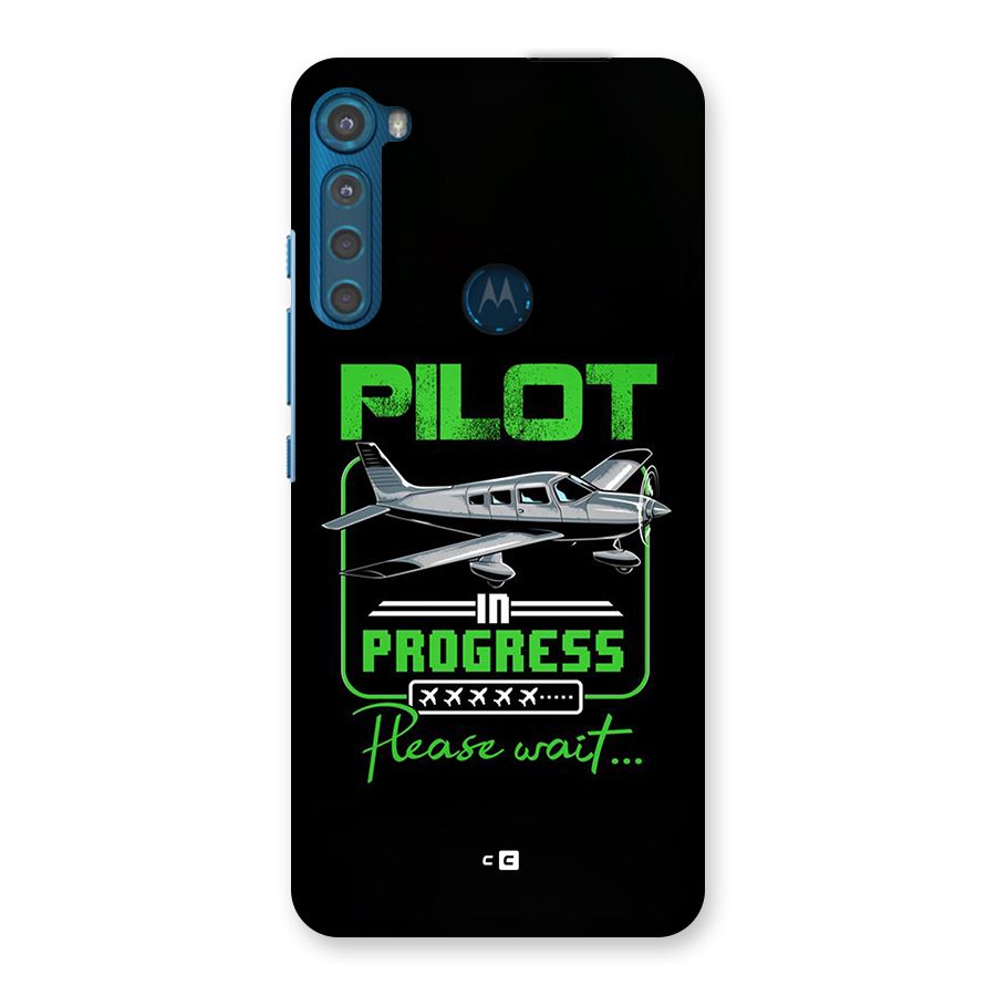 Pilot in Progress Back Case for Motorola One Fusion Plus
