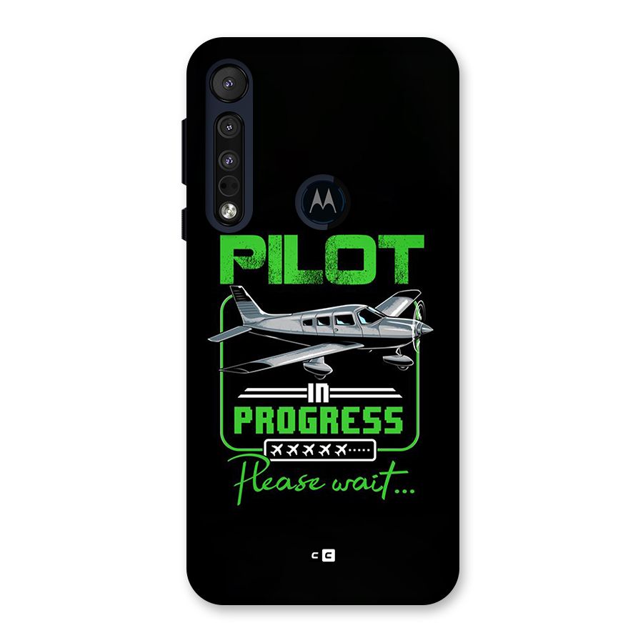 Pilot in Progress Back Case for Motorola One Macro