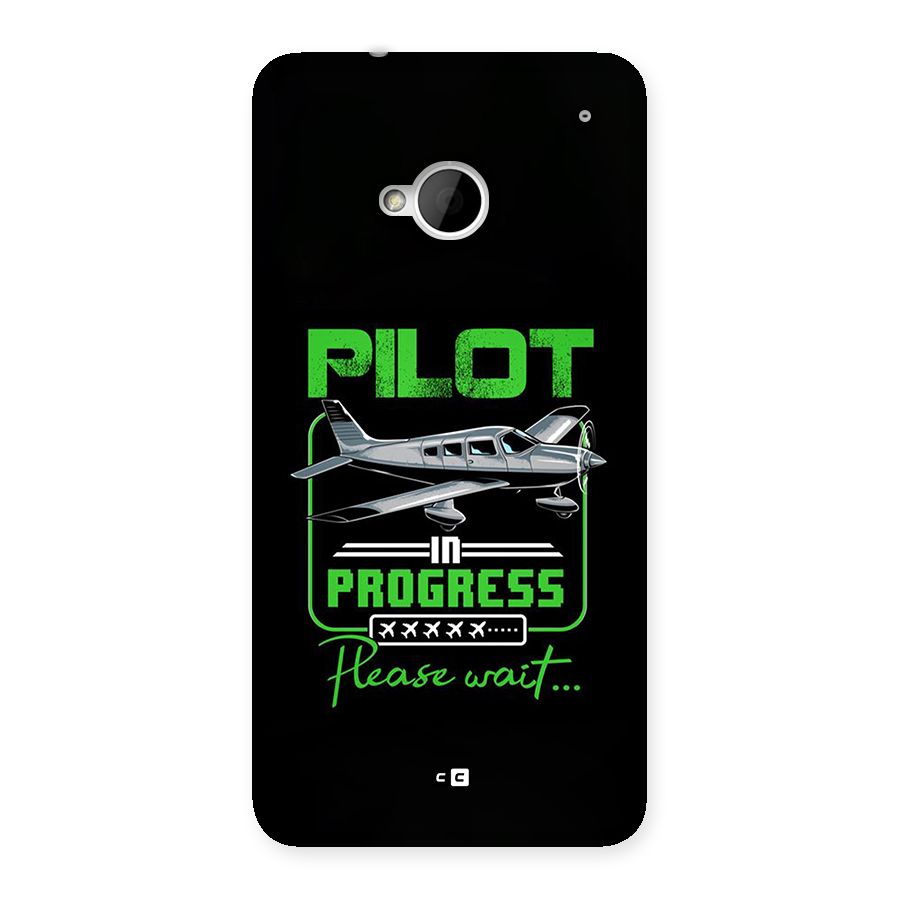 Pilot in Progress Back Case for One M7 (Single Sim)