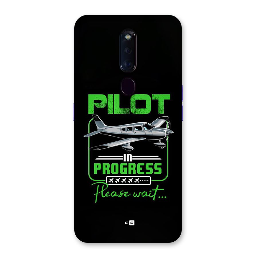 Pilot in Progress Back Case for Oppo F11 Pro