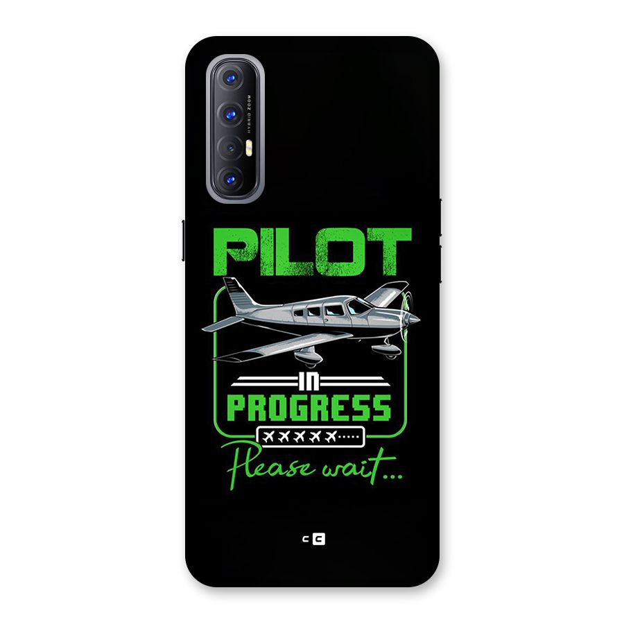 Pilot in Progress Back Case for Oppo Reno3 Pro
