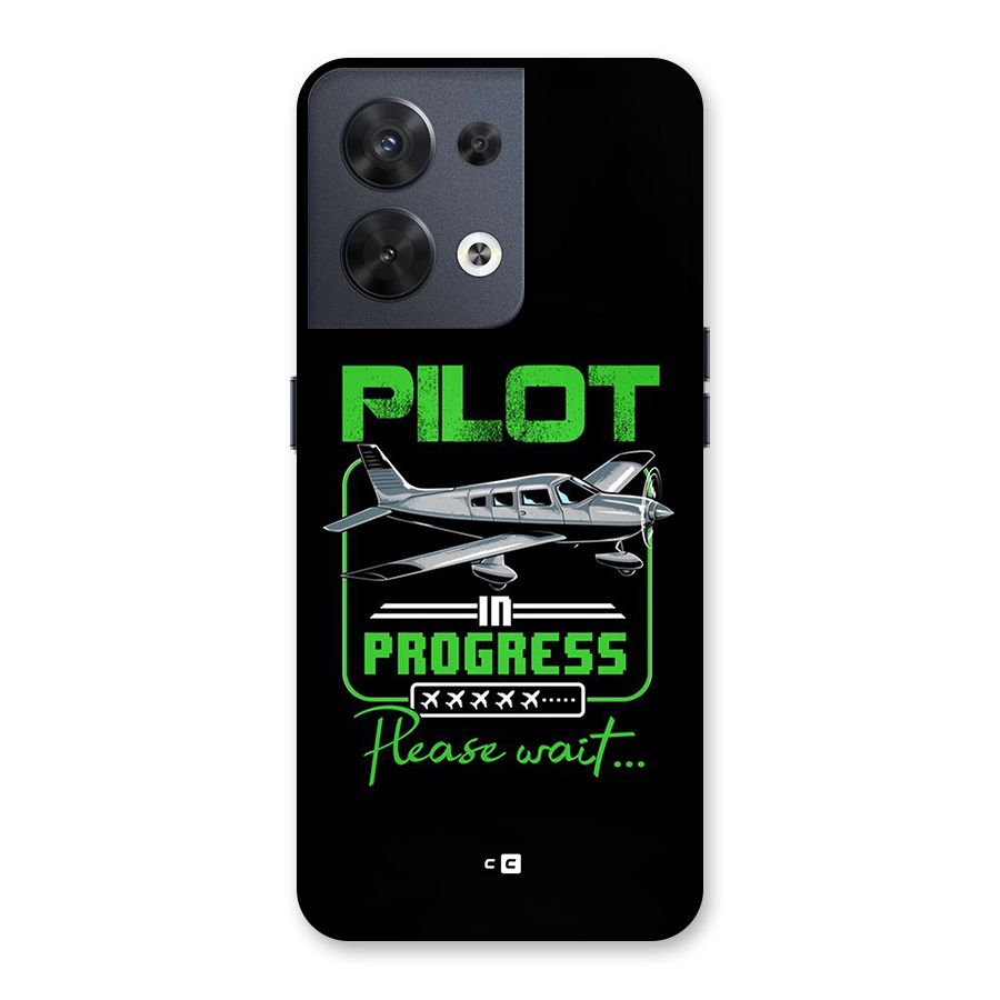 Pilot in Progress Back Case for Oppo Reno8 5G