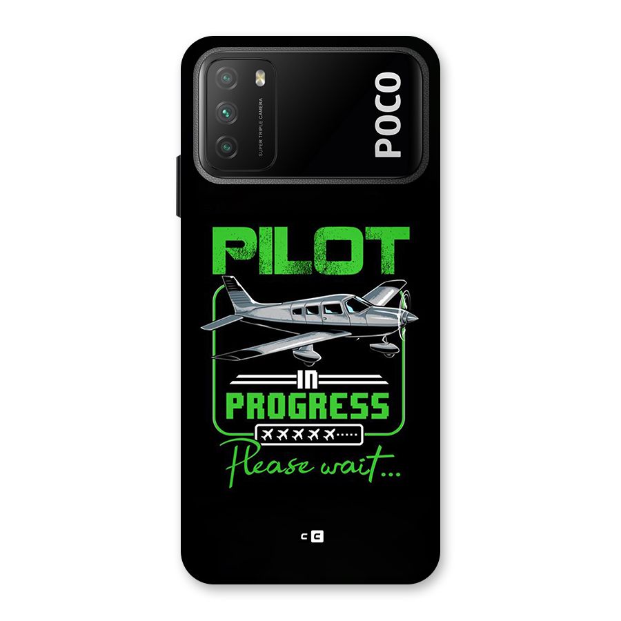 Pilot in Progress Back Case for Poco M3