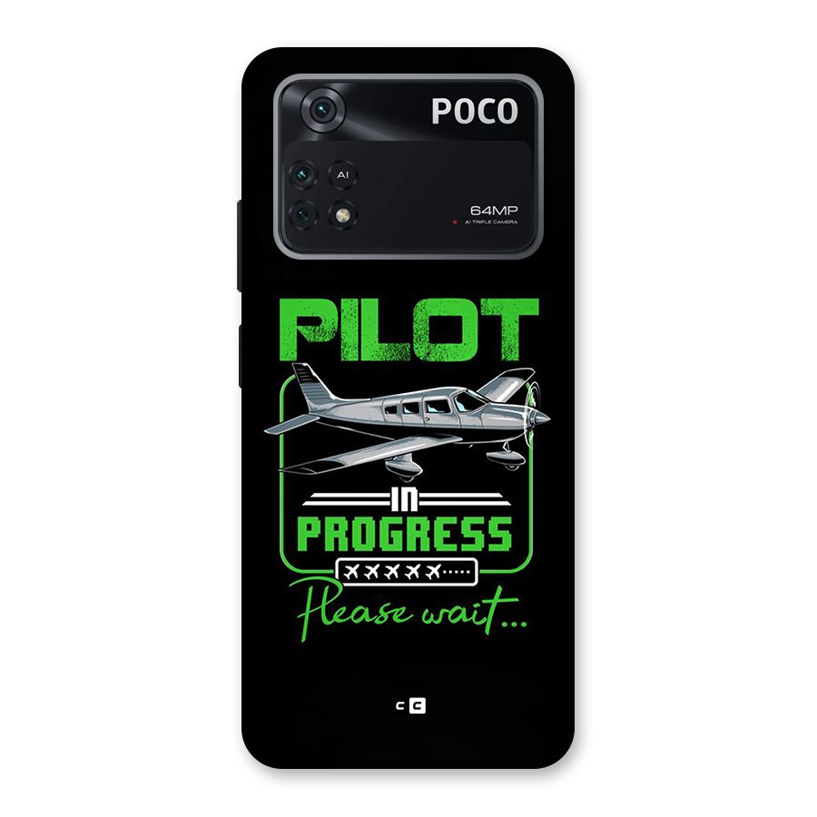Pilot in Progress Back Case for Poco M4 Pro 4G