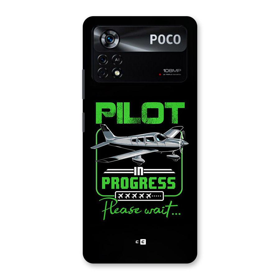 Pilot in Progress Back Case for Poco X4 Pro 5G
