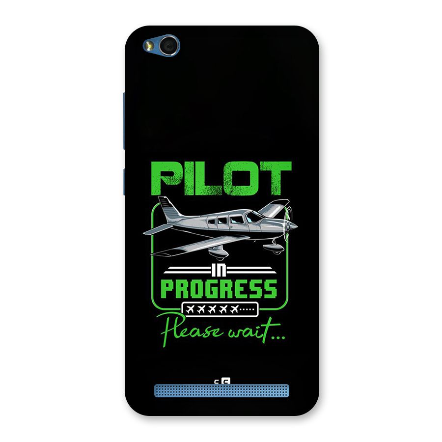 Pilot in Progress Back Case for Redmi 5A