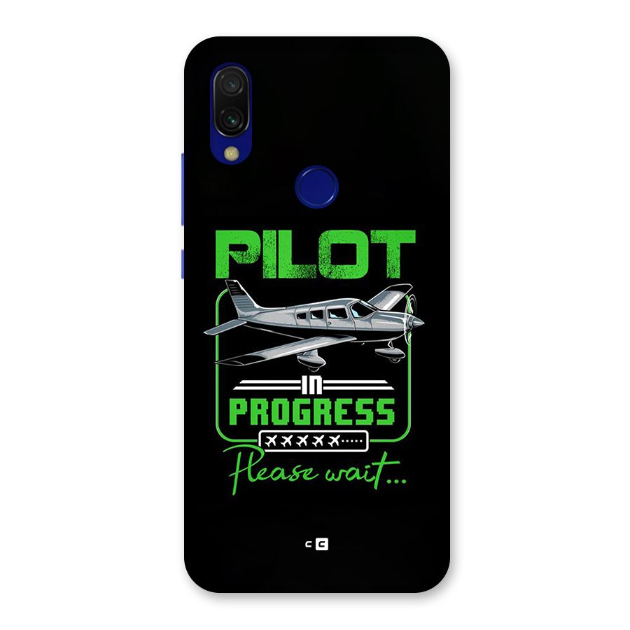 Pilot in Progress Back Case for Redmi 7