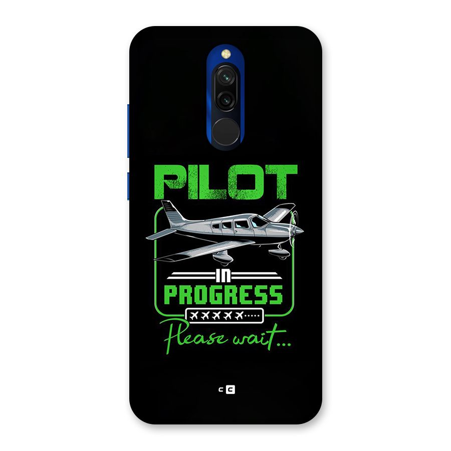 Pilot in Progress Back Case for Redmi 8