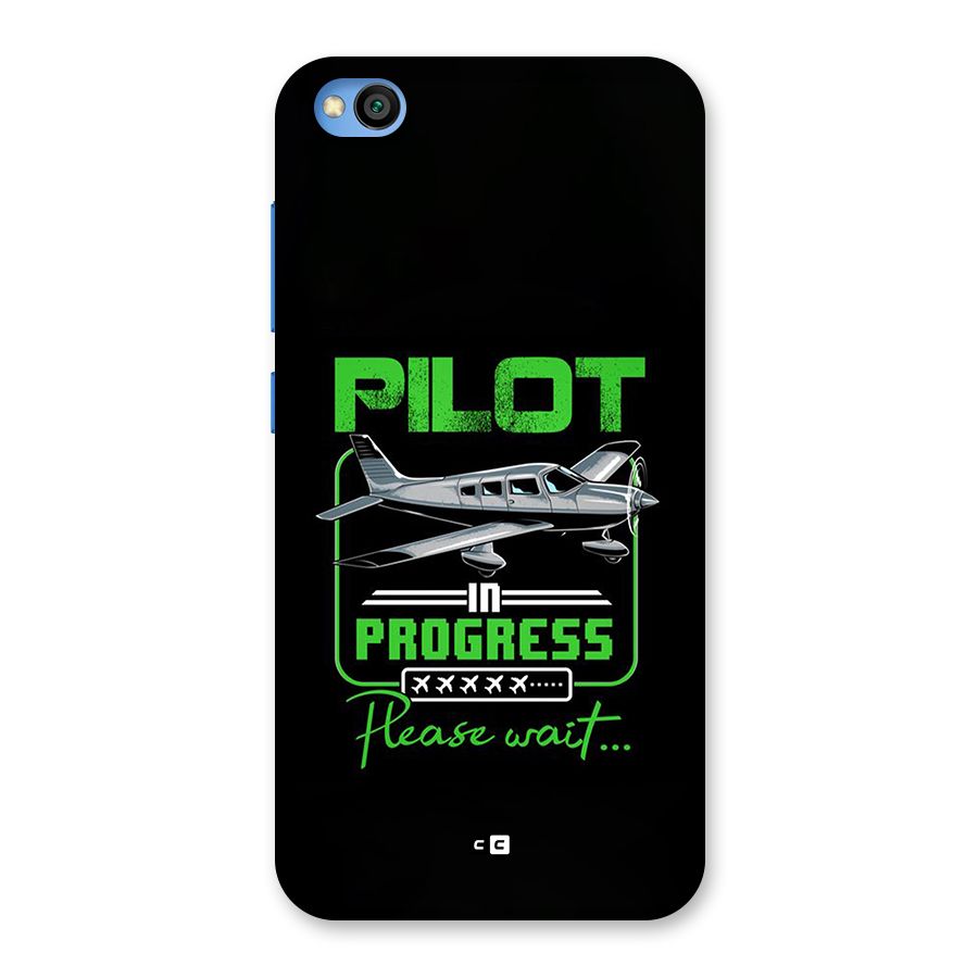 Pilot in Progress Back Case for Redmi Go