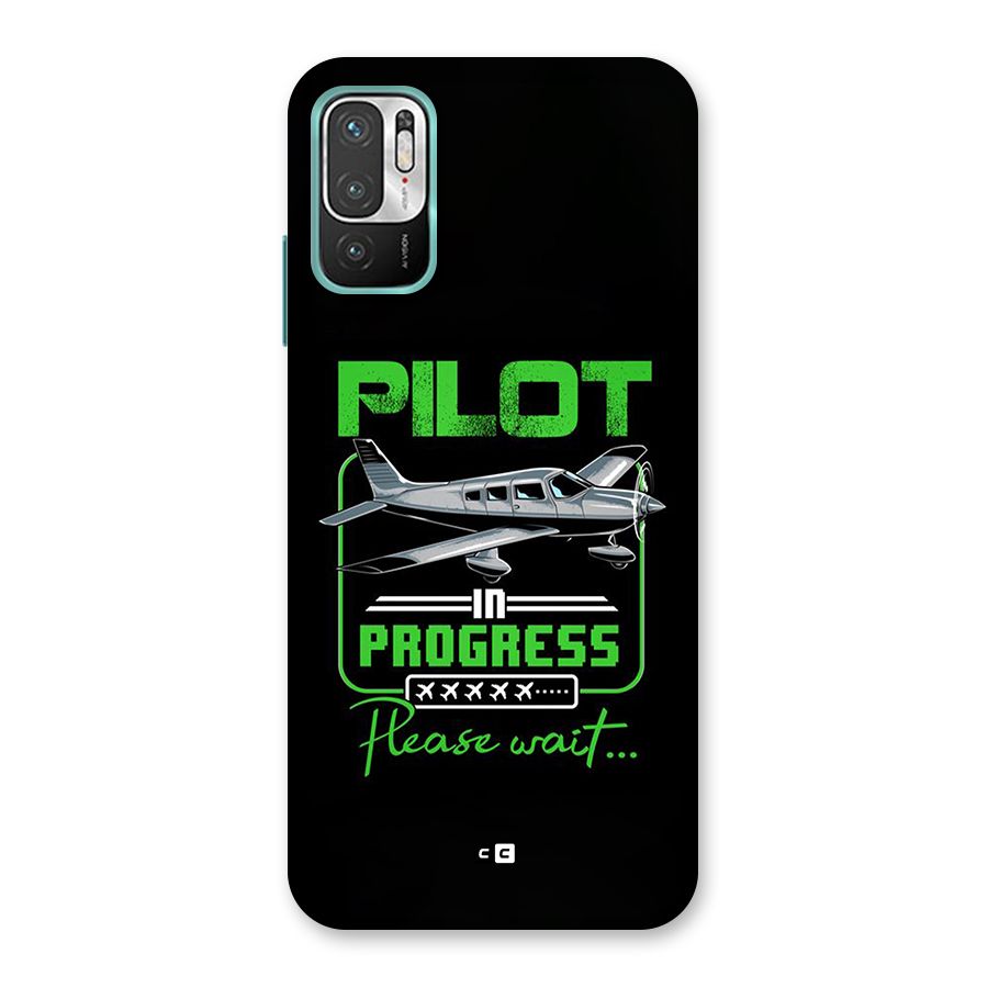 Pilot in Progress Back Case for Redmi Note 10T 5G