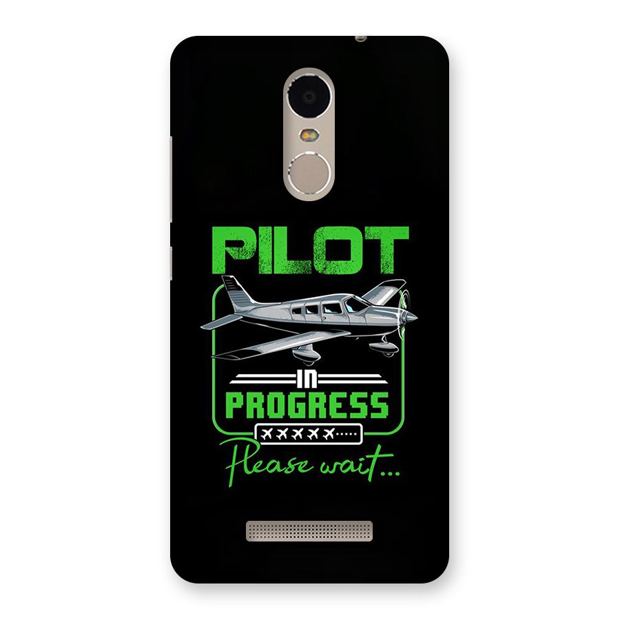 Pilot in Progress Back Case for Redmi Note 3