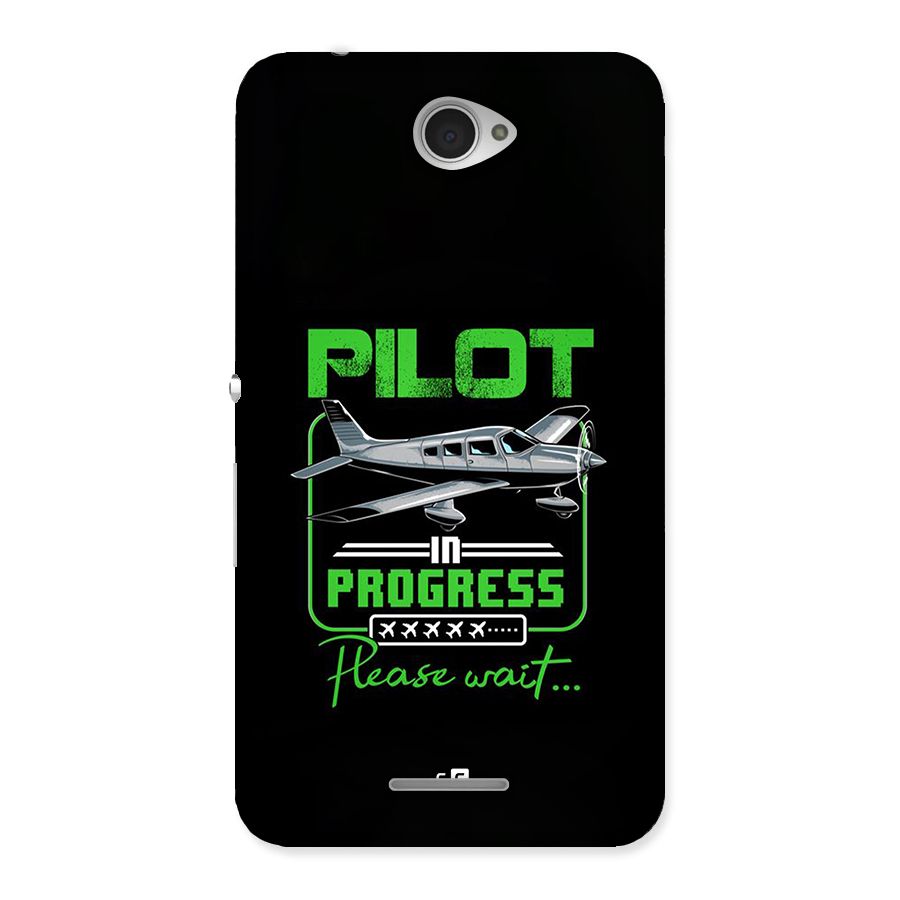 Pilot in Progress Back Case for Xperia E4