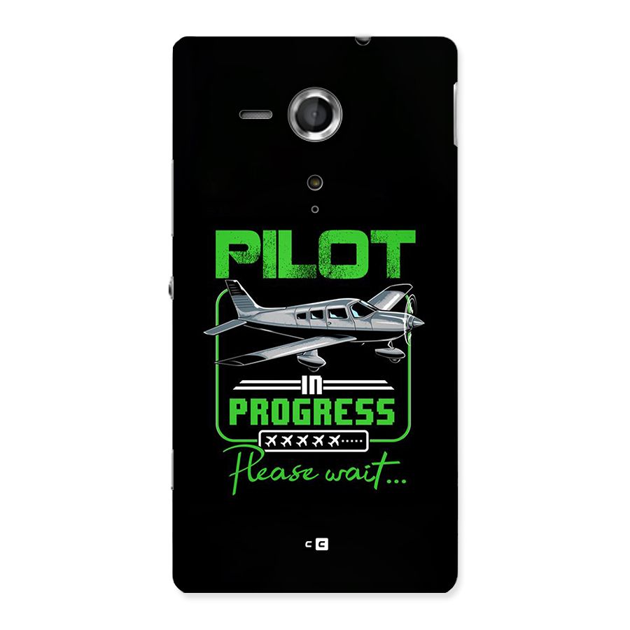 Pilot in Progress Back Case for Xperia Sp