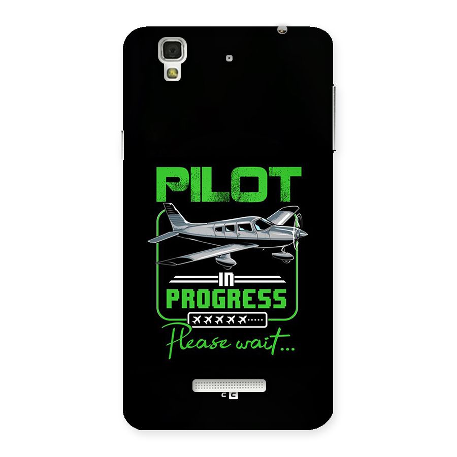 Pilot in Progress Back Case for Yureka
