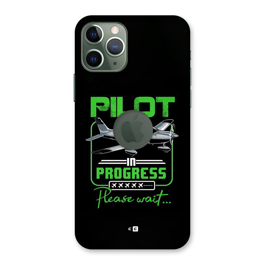 Pilot in Progress Back Case for iPhone 11 Pro Logo Cut