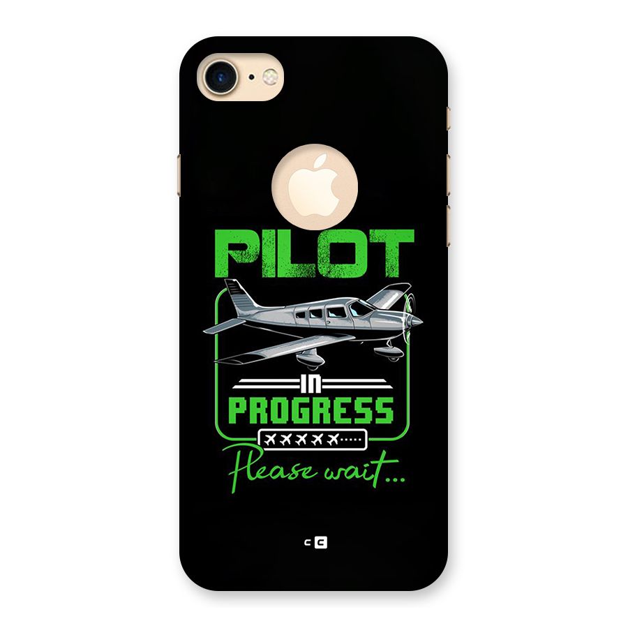 Pilot in Progress Back Case for iPhone 7 Logo Cut