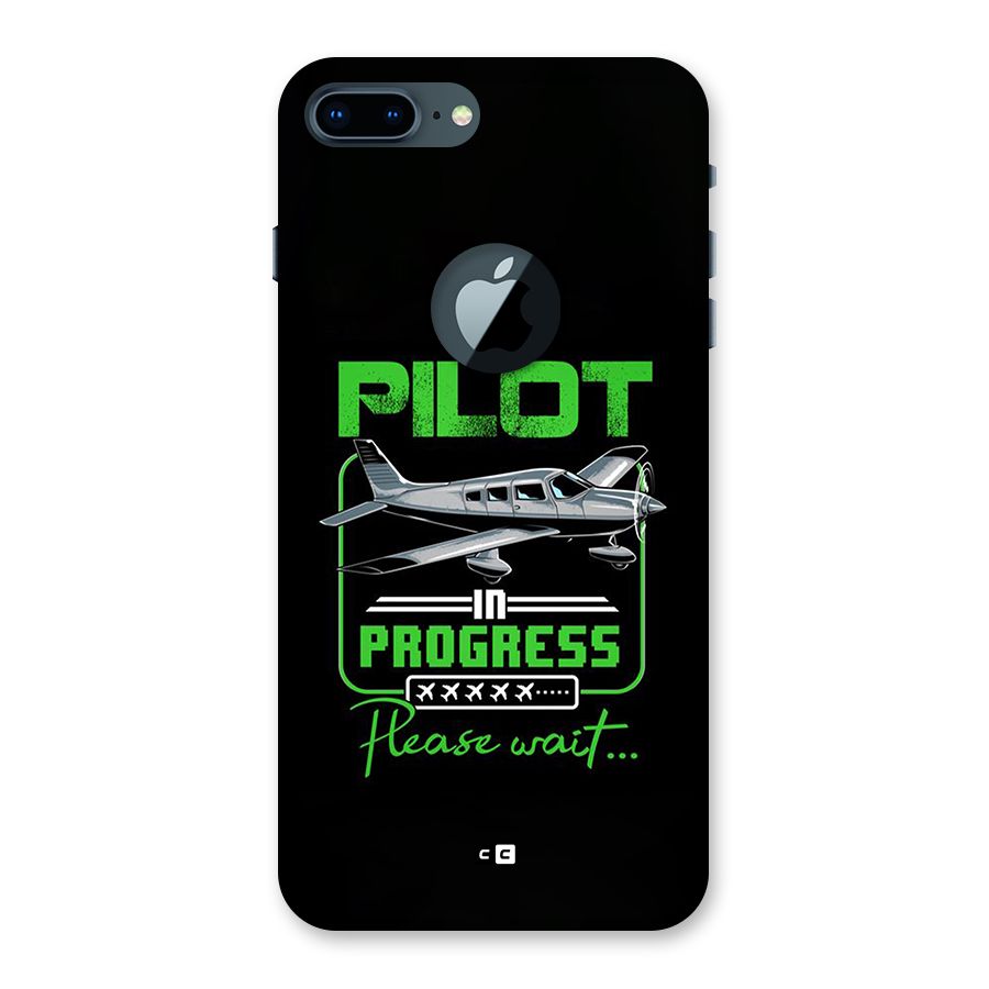 Pilot in Progress Back Case for iPhone 7 Plus Logo Cut