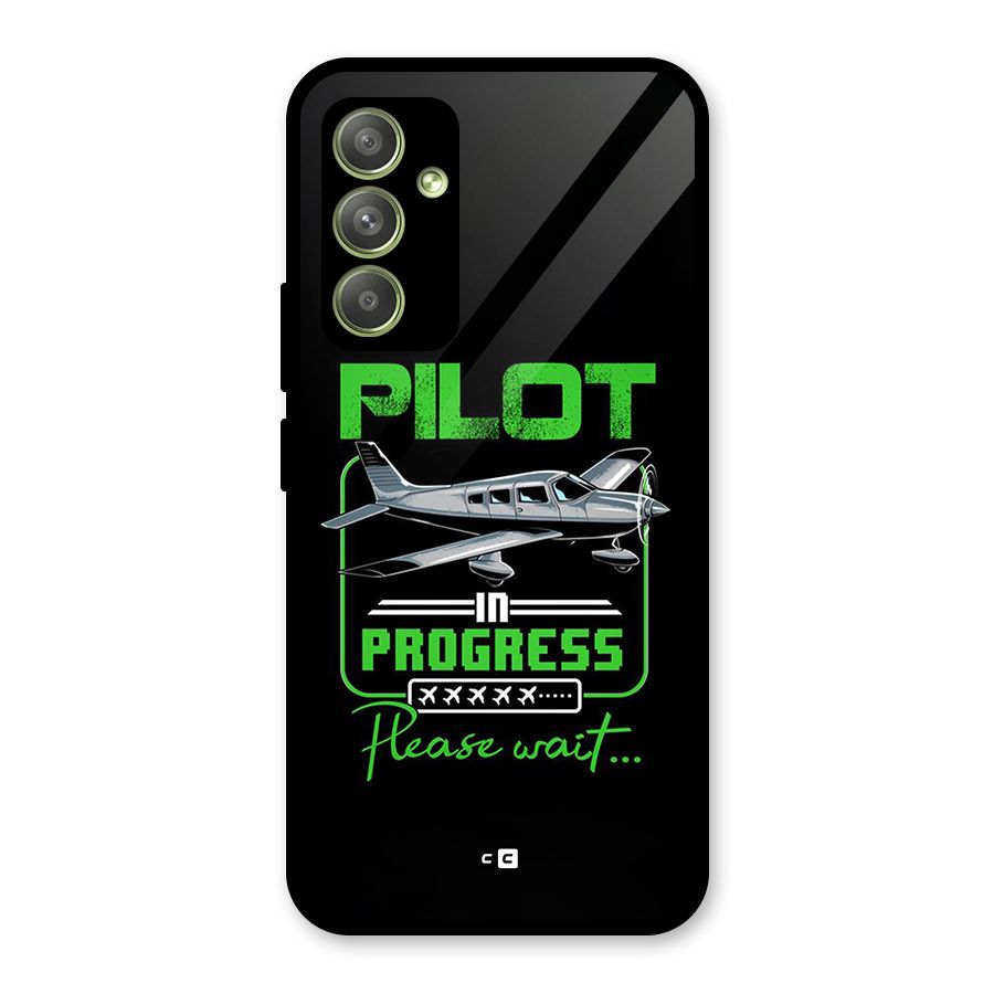 Pilot in Progress Glass Back Case for Galaxy A54