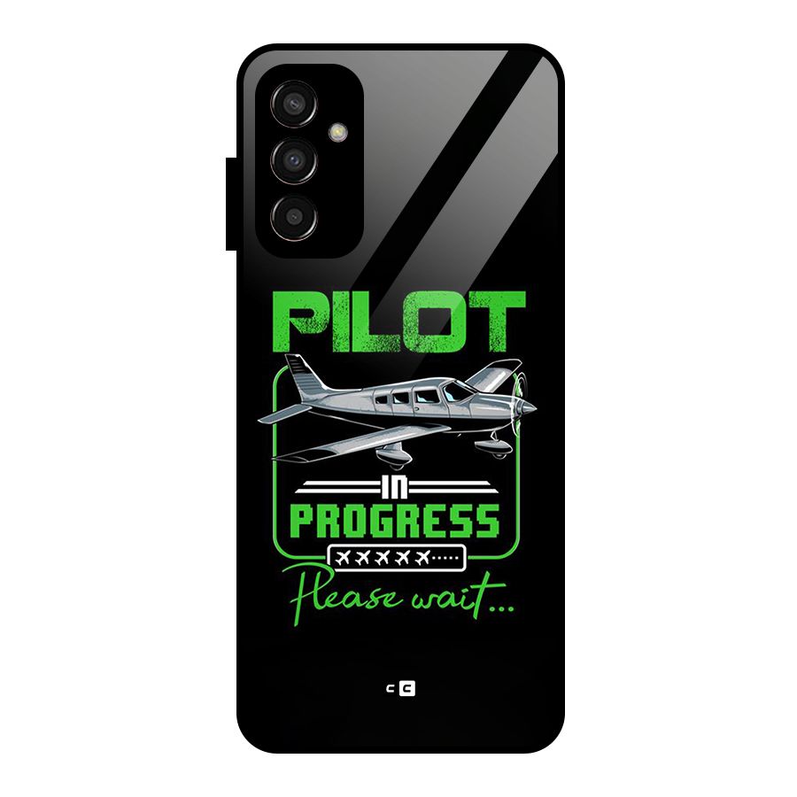 Pilot in Progress Glass Back Case for Galaxy F13