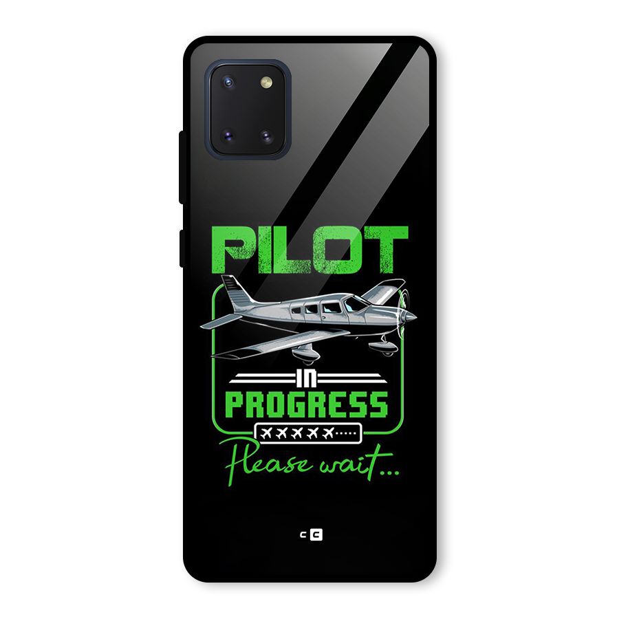 Pilot in Progress Glass Back Case for Galaxy Note 10 Lite