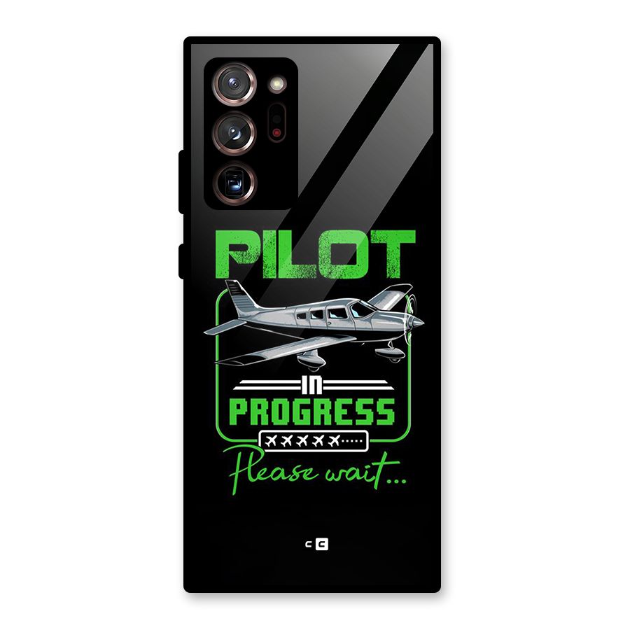Pilot in Progress Glass Back Case for Galaxy Note 20 Ultra