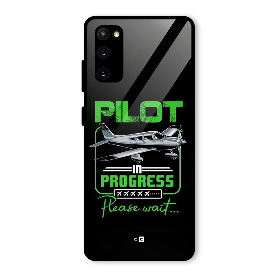 Pilot in Progress Glass Back Case for Galaxy S20 FE 5G