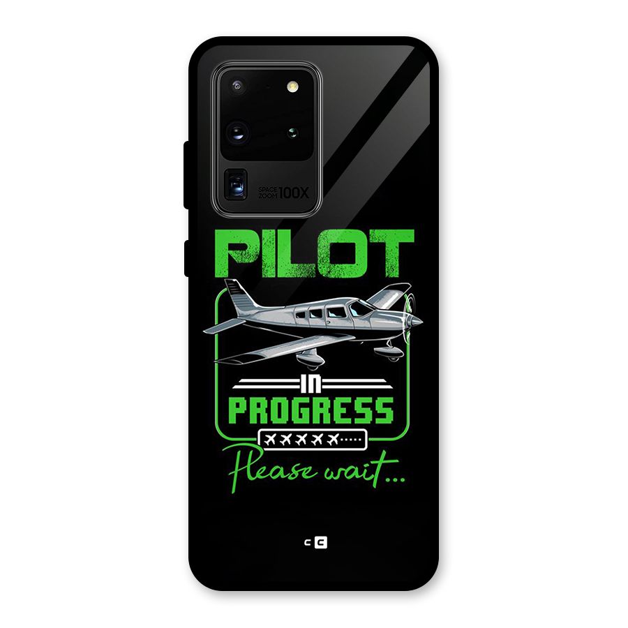 Pilot in Progress Glass Back Case for Galaxy S20 Ultra