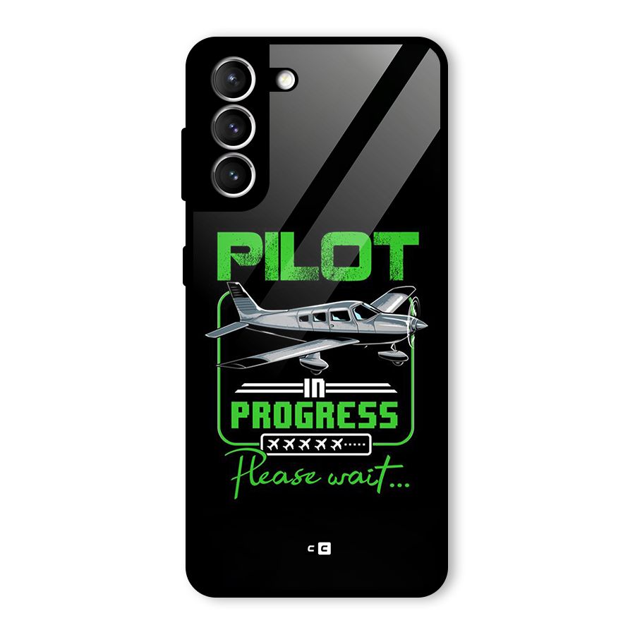 Pilot in Progress Glass Back Case for Galaxy S21 5G