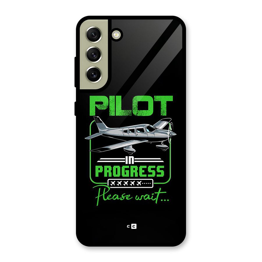 Pilot in Progress Glass Back Case for Galaxy S21 FE 5G