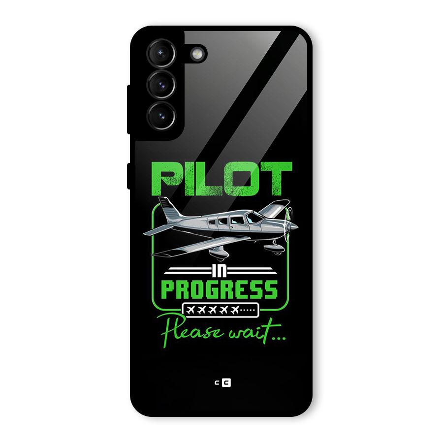 Pilot in Progress Glass Back Case for Galaxy S21 Plus