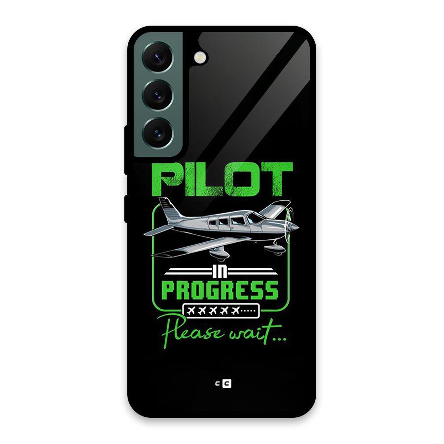 Pilot in Progress Glass Back Case for Galaxy S22 5G