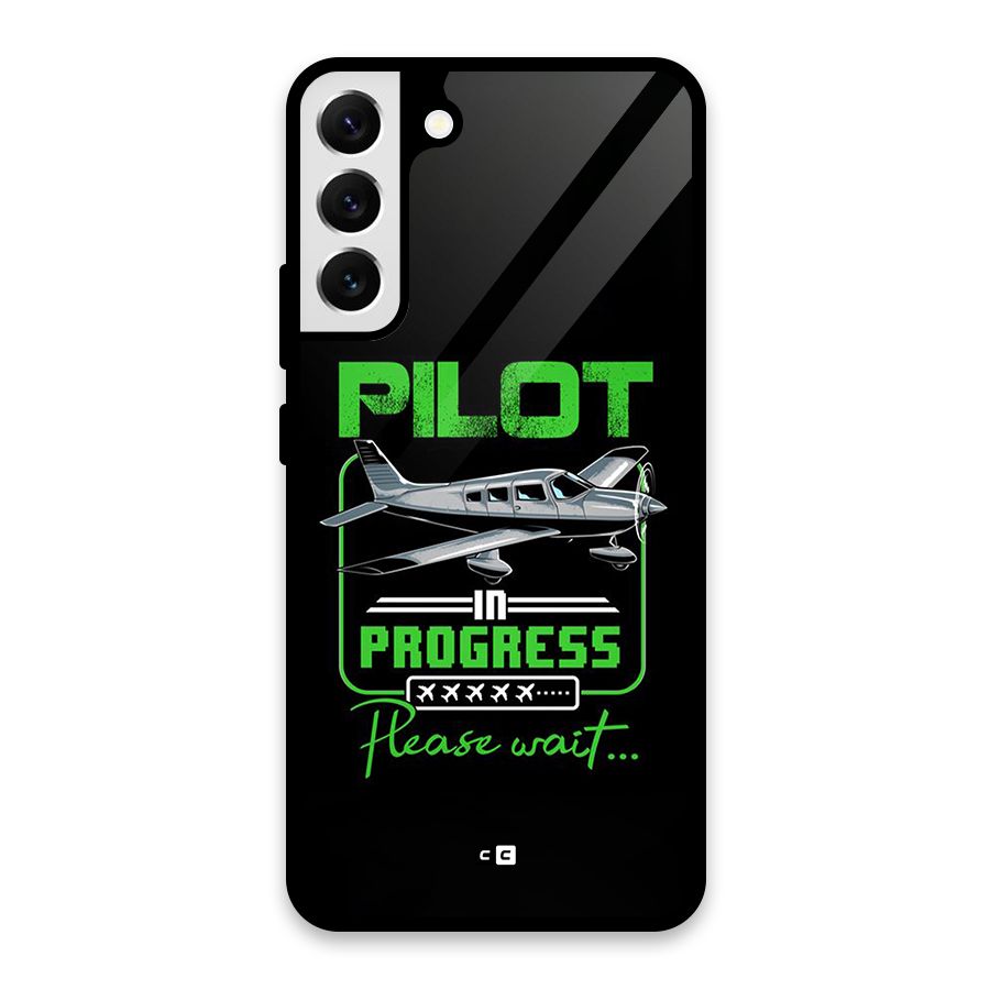 Pilot in Progress Glass Back Case for Galaxy S22 Plus 5G