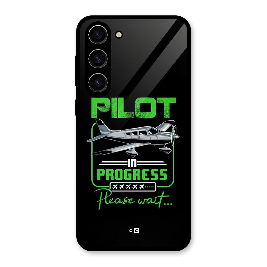 Pilot in Progress Glass Back Case for Galaxy S23 Plus