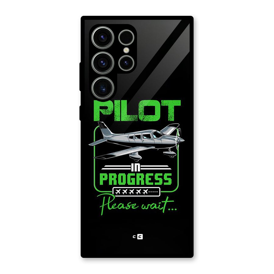 Pilot in Progress Glass Back Case for Galaxy S23 Ultra