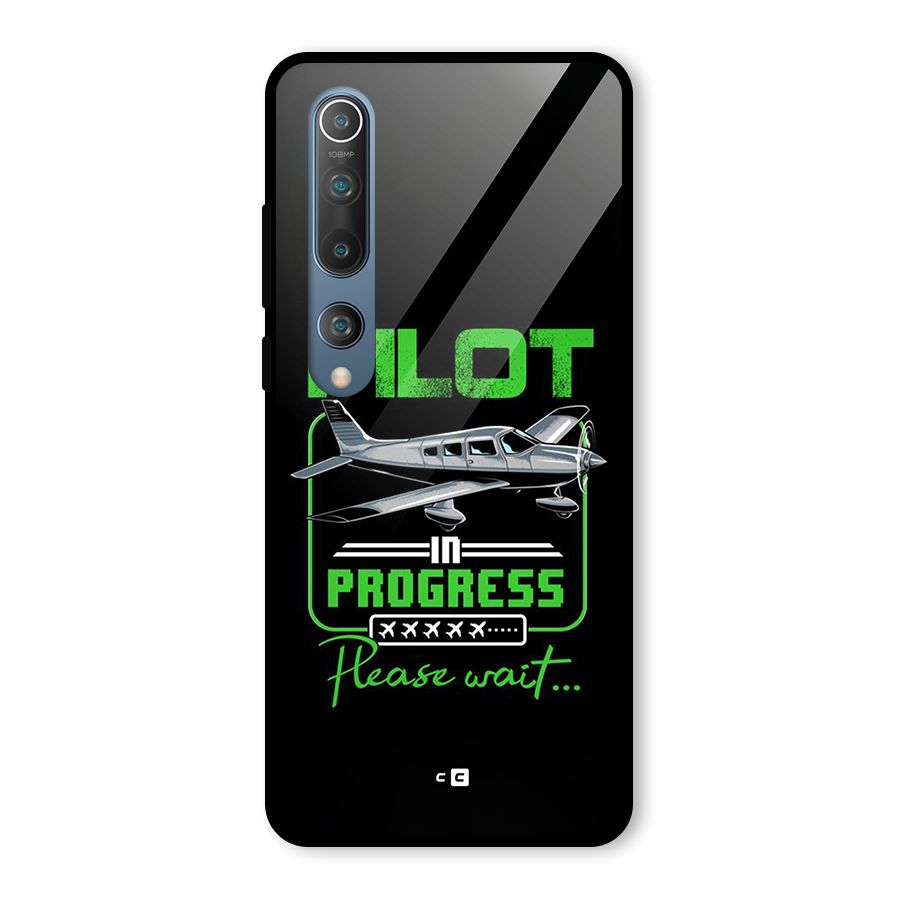 Pilot in Progress Glass Back Case for Mi 10