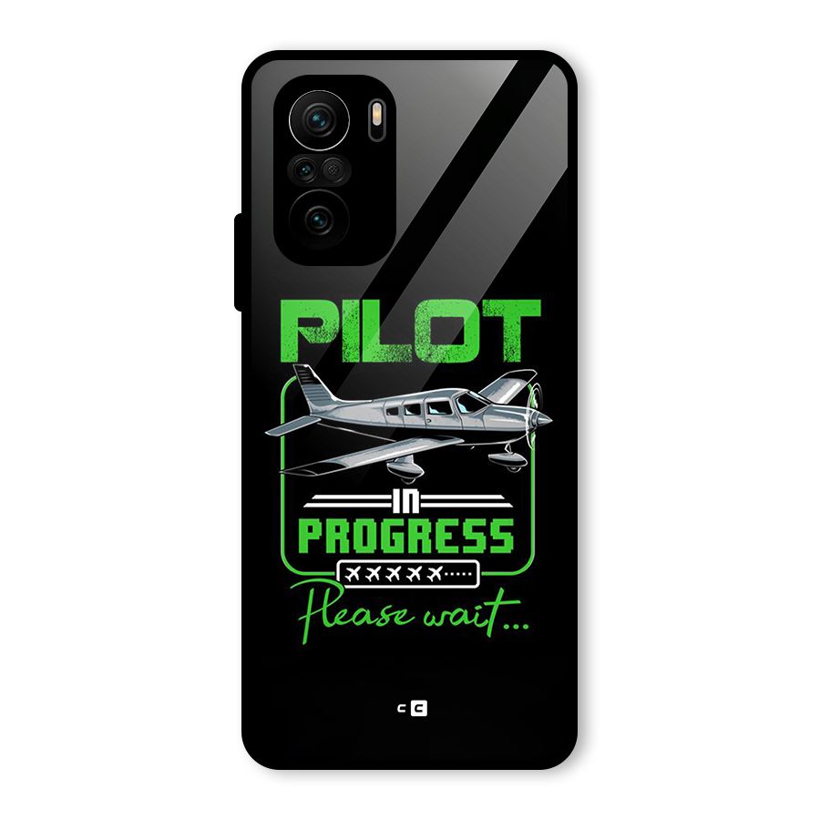 Pilot in Progress Glass Back Case for Mi 11X Pro
