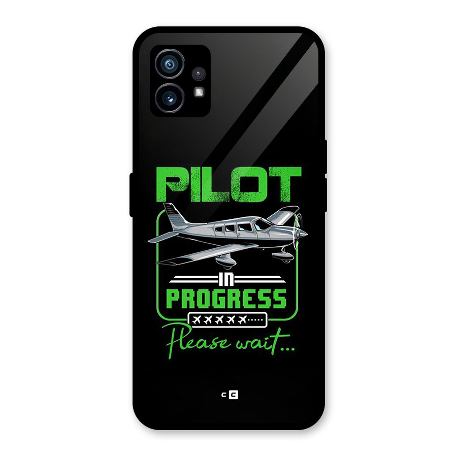 Pilot in Progress Glass Back Case for Nothing Phone 1