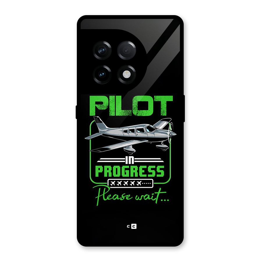 Pilot in Progress Glass Back Case for OnePlus 11R