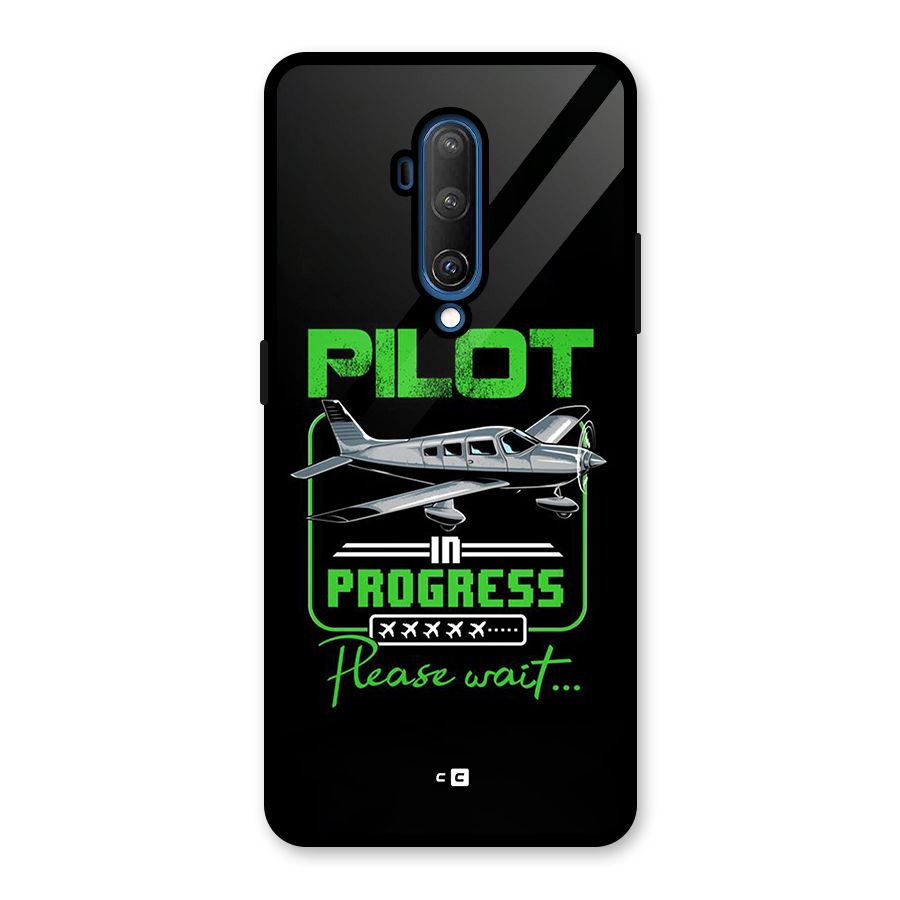 Pilot in Progress Glass Back Case for OnePlus 7T Pro