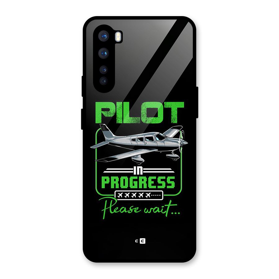 Pilot in Progress Glass Back Case for OnePlus Nord