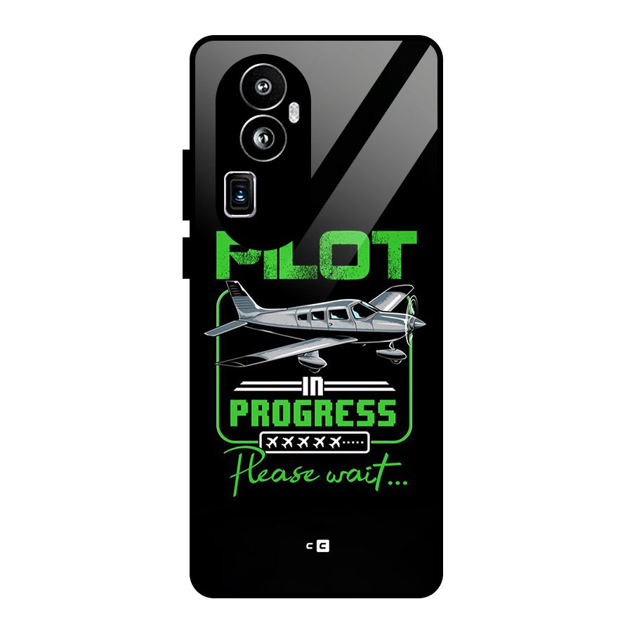 Pilot in Progress Glass Back Case for Oppo Reno10 Pro Plus
