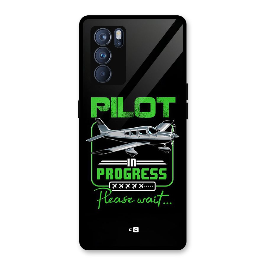 Pilot in Progress Glass Back Case for Oppo Reno6 Pro 5G