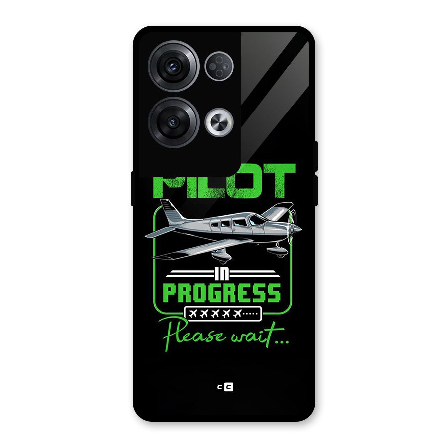 Pilot in Progress Glass Back Case for Oppo Reno8 Pro 5G
