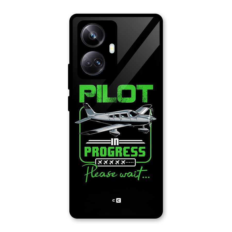 Pilot in Progress Glass Back Case for Realme 10 Pro Plus