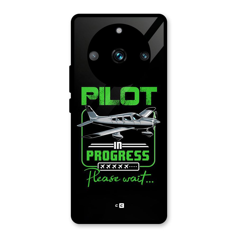 Pilot in Progress Glass Back Case for Realme 11 Pro Plus